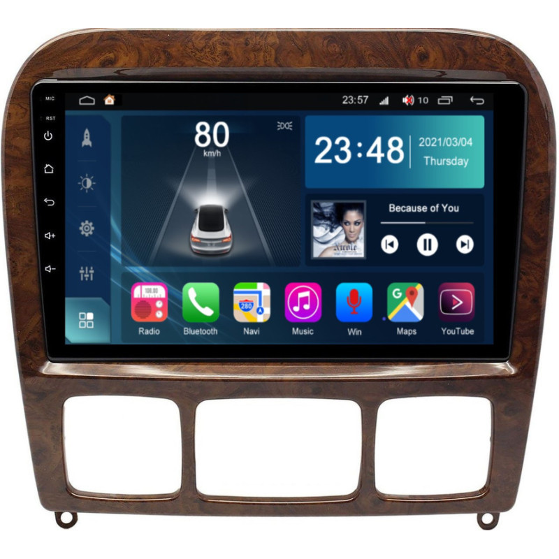 Штатна магнітола Torssen Mercedes W220 02-05 F9332 4G Carplay