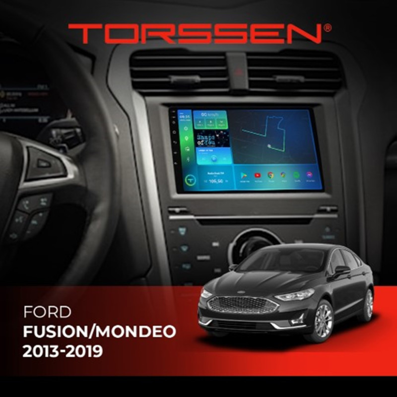 Штатна магнітола Torssen Ford Fusion/Mondeo 2013-2019 з кнопками F9332 4G Carplay DSP