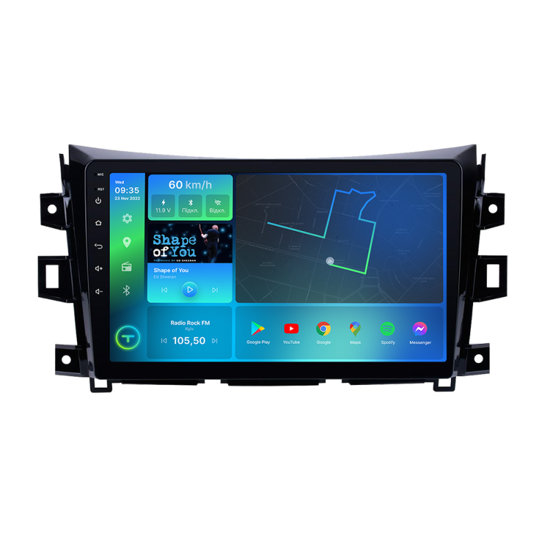 Штатна магнітола Torssen Nissan Navara Frontier NP300 2014-2021 FL9 4+64Gb 4G Carplay DSP