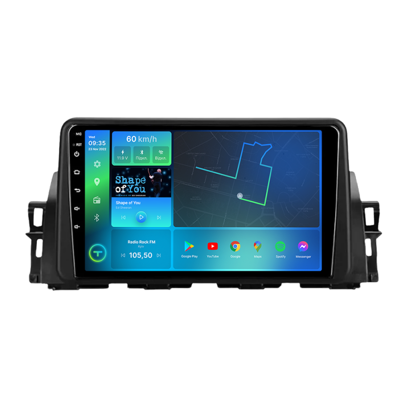 Штатна магнітола Torssen Renault Kiger 2021+ FL9 4+64Gb 4G Carplay DSP