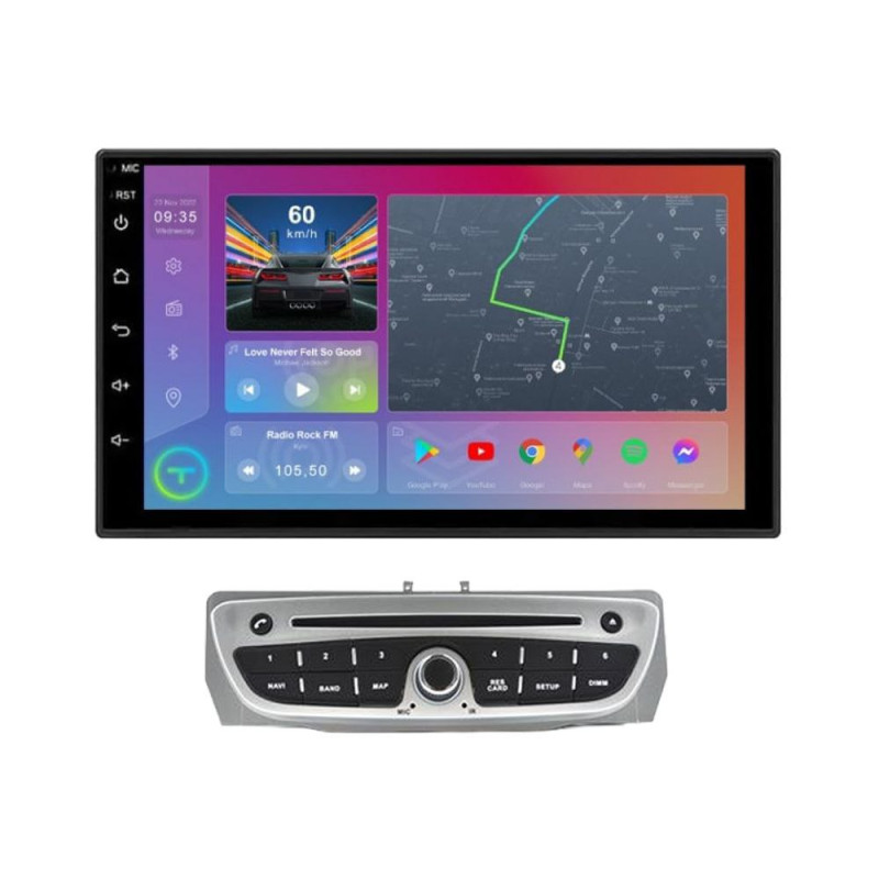 Штатна магнітола Torssen Renault Grand Scenic 3 2009-2016 WT74 4G Carplay DSP