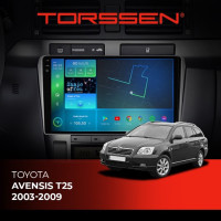 Штатна магнітола Torssen 2K Toyota Avensis T25 03-09 F9332 4G Carplay DSP