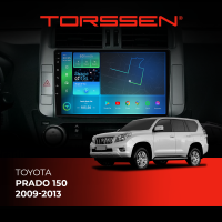 Штатна магнітола TORSSEN Toyota Prado 150 2009-2013 F9116