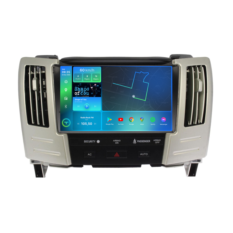 Штатна магнітола Torssen 2K Lexus RX 03-09 base F96128 4G Carplay DSP з кнопками