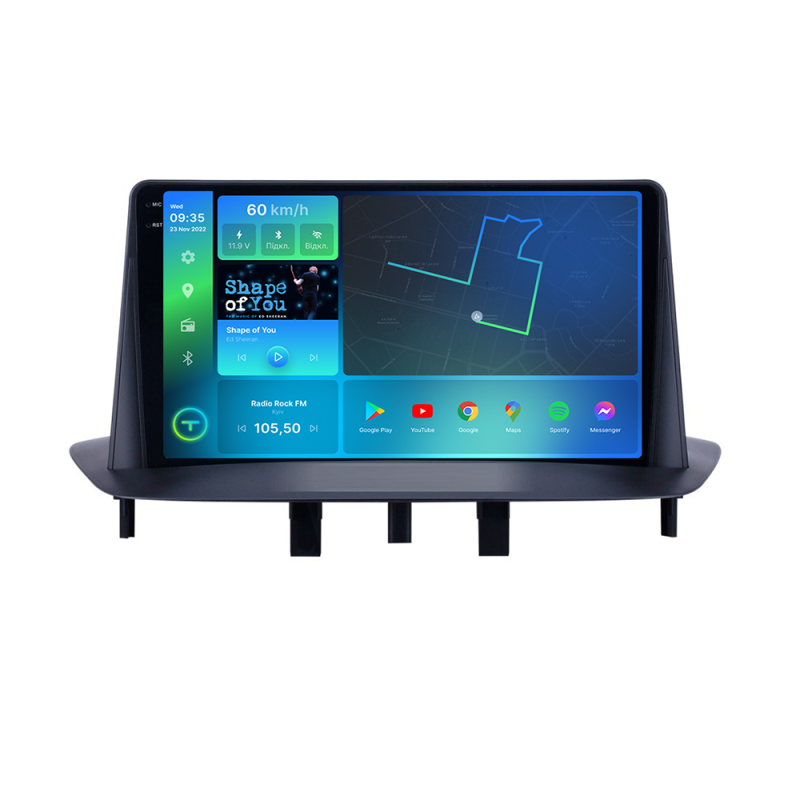 Штатна магнітола Torssen 2K Renault Megane 3 08-15 F9332 4G Carplay DSP