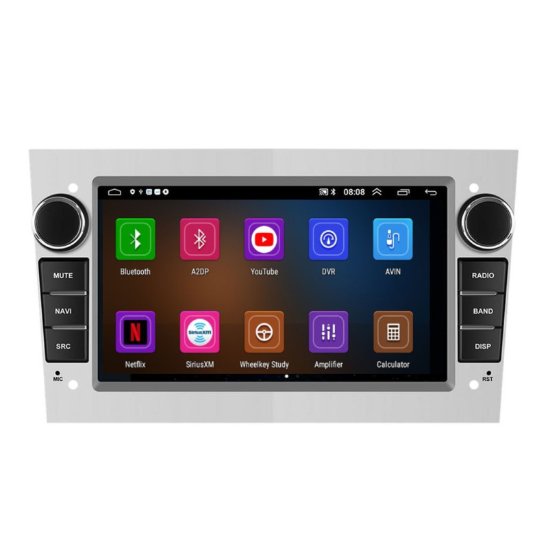 Штатна магнітола Torssen Opel Vectra/Astra/Zafira/Vivaro/Antara F7232 Carplay silver