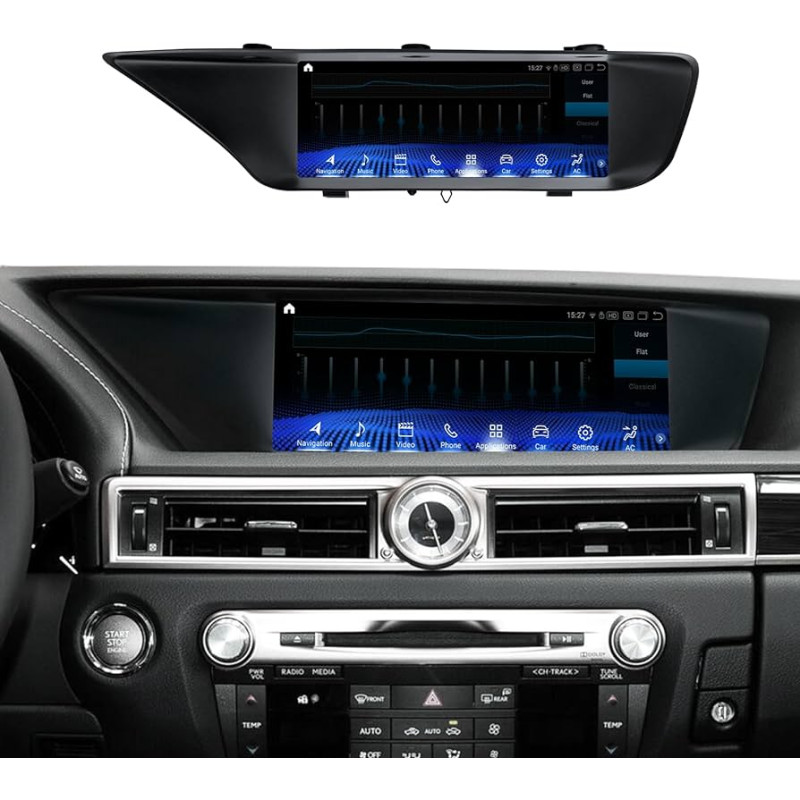 Штатная магнитола Torssen Lexus GS 2012-2020 U9K 12.3 4/64 4G Carplay+360